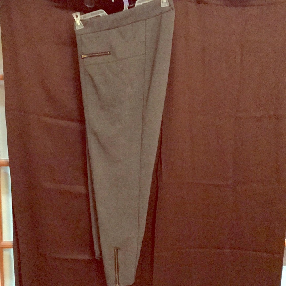 Grey stretchy pants 3X